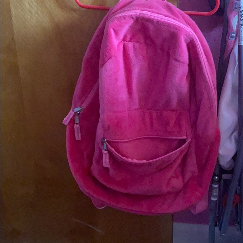 Soft pink backpack
